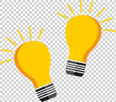 Light bulb, lamp, bright, idea (3) イラスト素材