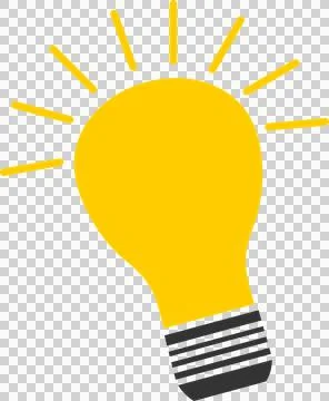 Light bulb, lamp, bright, idea (1) Stock-Illustration