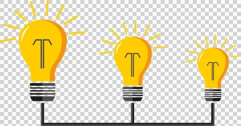 Light bulb, lamp, bright, idea (14) Stock Illustration