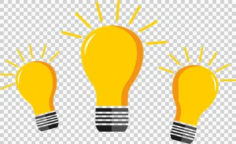 Light bulb, lamp, bright, idea (17) Stock Illustration