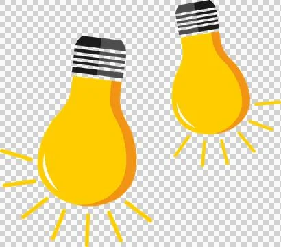 Light bulb, lamp, bright, idea (16) Stock Illustration