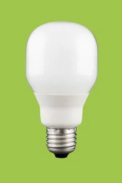 Light bulb A light bulb isolated on a solid color background. Copyright: x... Foto stock