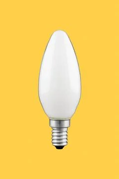 Light bulb A light bulb isolated on a solid color background. Copyright: x... 写真素材