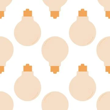 Light bulb light eco zero wast safe Stock Illustration