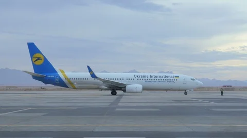 The Light Bulb Lit on The Plane Stock Footage 129196509