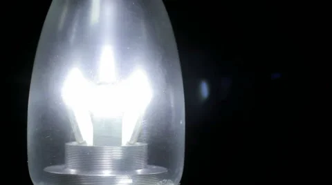 Light bulb, macro on dark background Vidéo 61246234