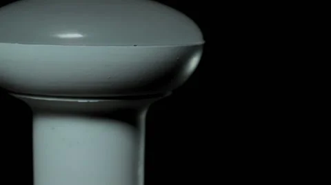Light bulb, macro on dark background Vidéo 61246236