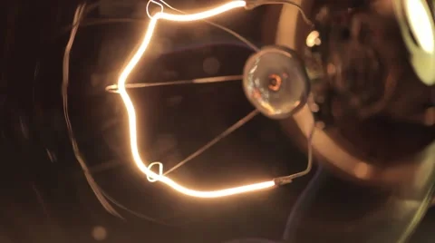 Light Bulb macro dolly rack focus 2 Stock Footage 2517221