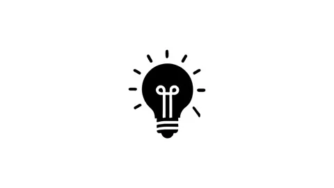 Light bulb melting creative concept animation Stock Footage 327761548