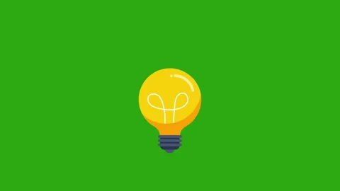 Light bulb motion animation video. Stock Footage 224545161