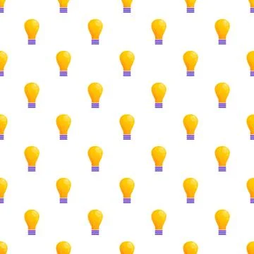Light bulb pattern representing glowing ideas and innovation Illustrazione stock