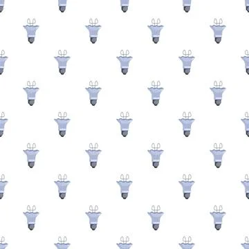 Light bulb pattern symbolizing ideas and innovation Stock Illustration