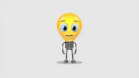 Light bulb says YES 库存影片 163330603