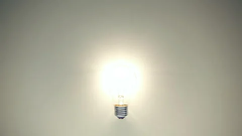 A Light Bulb Shining in the Darkness Vidéo 330577457