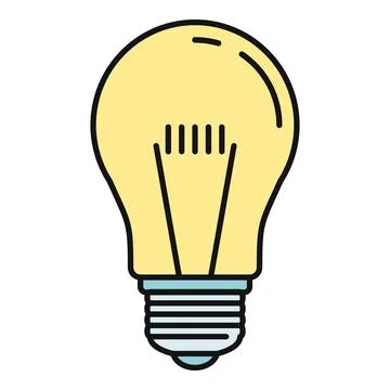Light bulb shining representing creative idea and innovation Stockillustratie