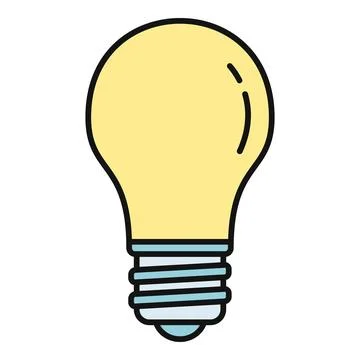 Light bulb shining representing idea innovation and inspiration Stock Illustration