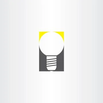 Light bulb sign vector idea icon 스톡 일러스트