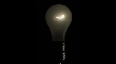 Light bulb, Slow Motion Stock Footage 24811261