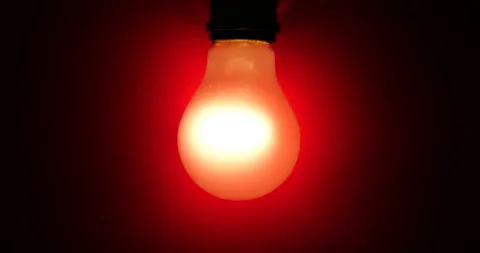 Light bulb is slowly light and off Stock Footage 162618077