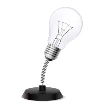 Light bulb souvenir Stock Illustration