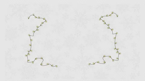 Light bulb string flashing Blinking lights. party, Merry Christmas lights o.. Stock Footage 223484308