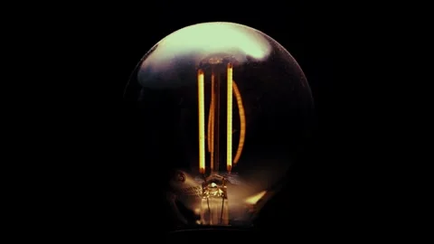 Light Bulb Switches Off Stock Footage 300892772