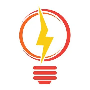 Light bulb symbol icon Illustrazione stock