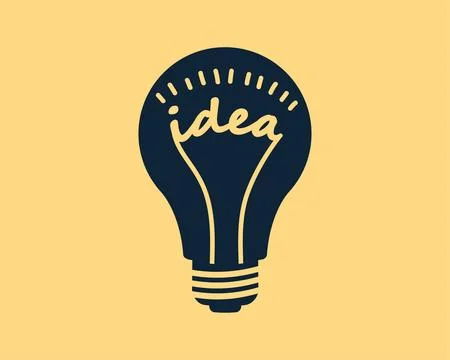 Light bulb symbol. Idea, quick tips concept. Stock Illustration