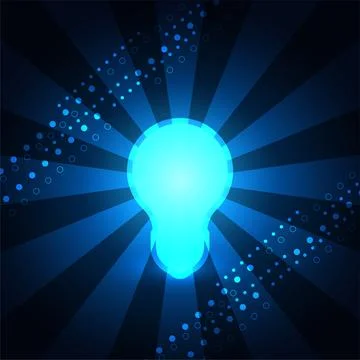 Light Bulb Technology Finding new ideas can use modern technology through t.. イラスト素材
