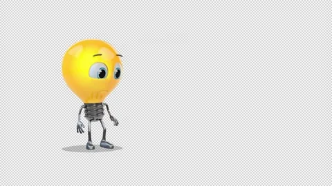 Light bulb thinking and have idea 库存影片 163331313