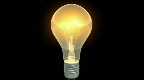 Light Bulb Transition Stock Footage 10870473