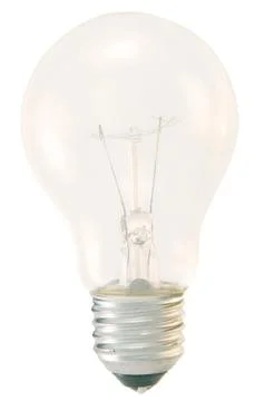 Light bulb turned on Stock Photos