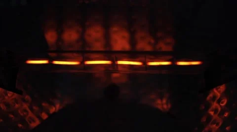 Light Bulb Turning On. Close-Up Stock Footage 47861600