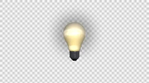 Light bulb turning on Vidéo 45843342
