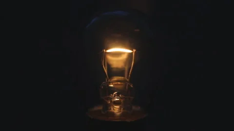 Light bulb turning on Stock Footage 57625787