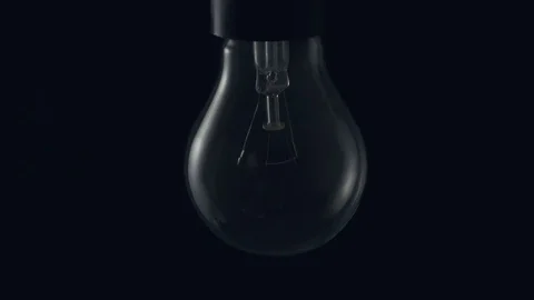 Light bulb turning on. Stock Footage 72607307