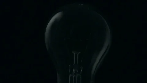 Light bulb turning on. Stock Footage 72607499