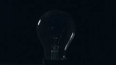 Light bulb turning on.  Stock Footage 72607625