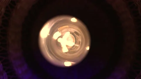 The light bulb turns on and off. Stock Footage 225092687