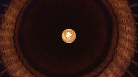 The light bulb turns on and off. Stock Footage 225092753