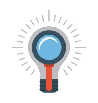 Light Bulb Vector Icon Stock Illustration
