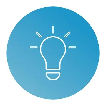 Light bulb vector icon Stock Illustration