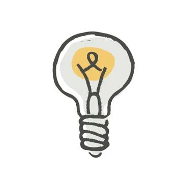 Light bulb vector Stock Illustration