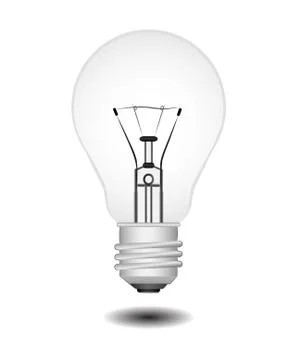 Light bulb vector illustration Stock Illustration