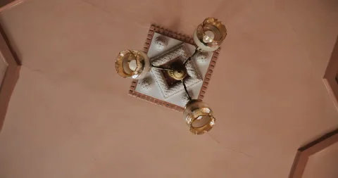 Light bulb on the wall Stock Footage 147276593