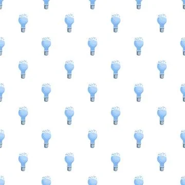 Light bulb with water pattern creating seamless background 스톡 일러스트