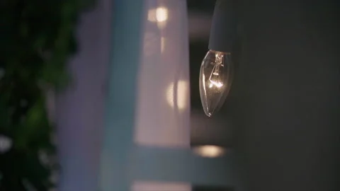 Light bulb wedding decor 4K Stock-Footage 172318009