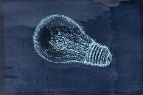 A light bulb for your idea Stock Illustration