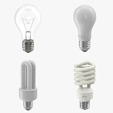 Light Bulbs 3D Models Collection 3D Model