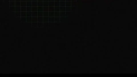 Light bulbs activate on a grid background with the text activated animation. Lig Stock Footage 319431391